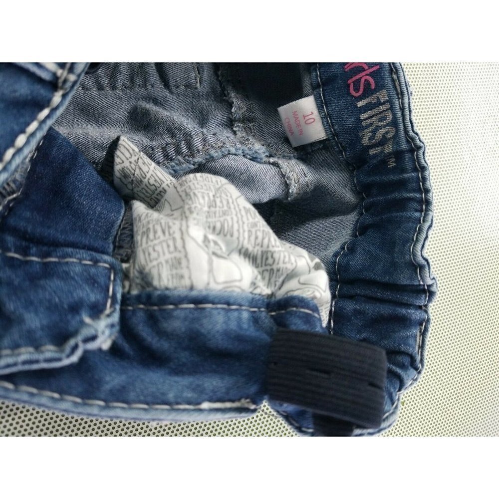 Girls First Skinny jeans Sz10 rear pocket embellis - Picture 8 of 8